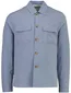 Overshirt Born With Appetite blauw knopen