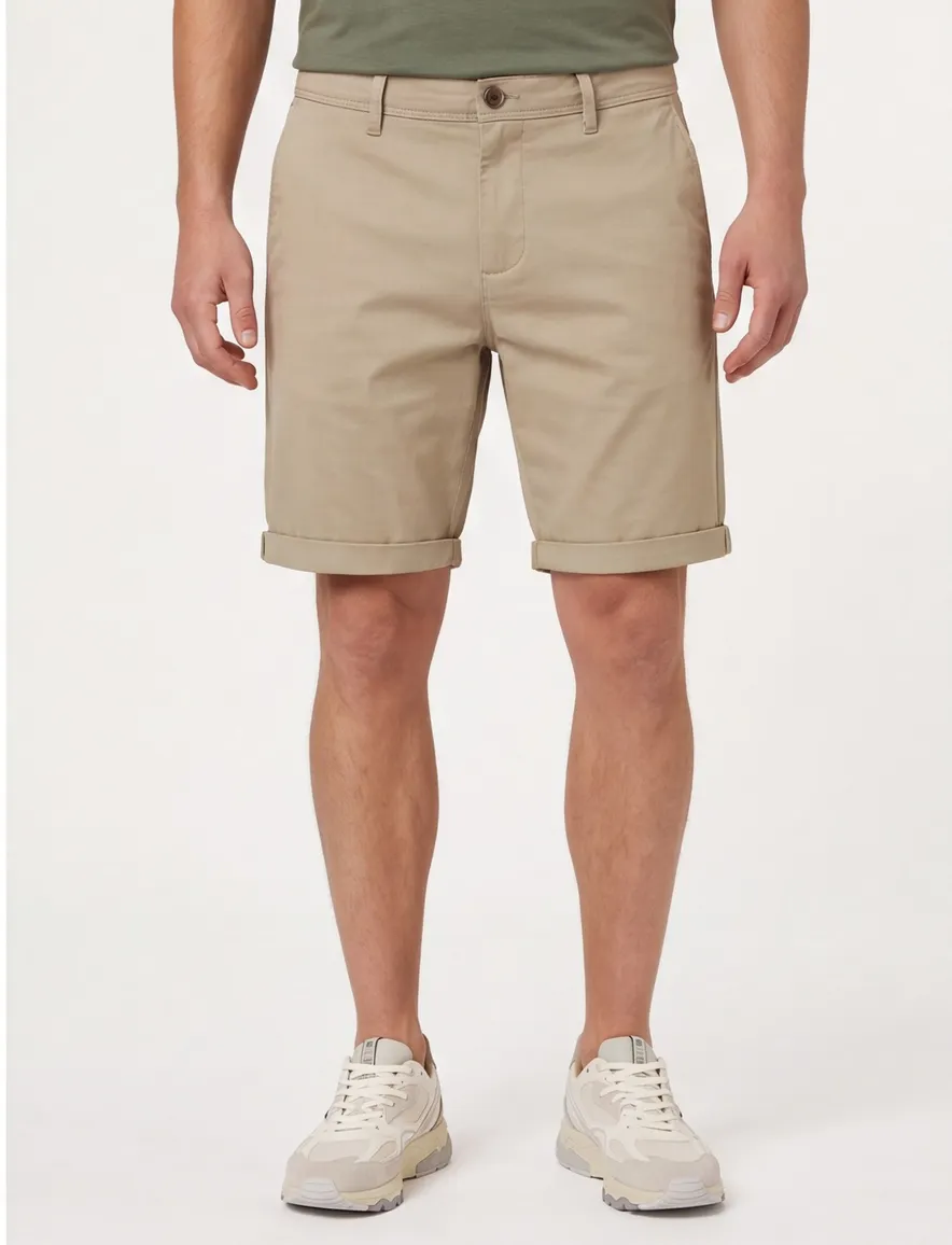 Jack & Jones bermuda beige katoen