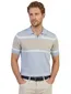 Scotland Blue Avan polo lichtblauw korte mouw knit