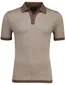 Polo Scotland Blue bruin wren knitted korte mouw
