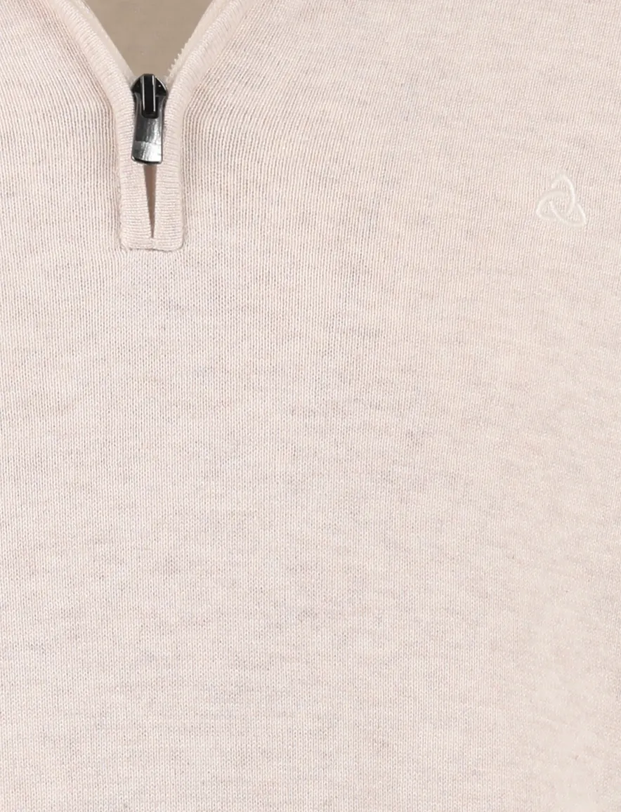 Scotland Blue beige halfzip