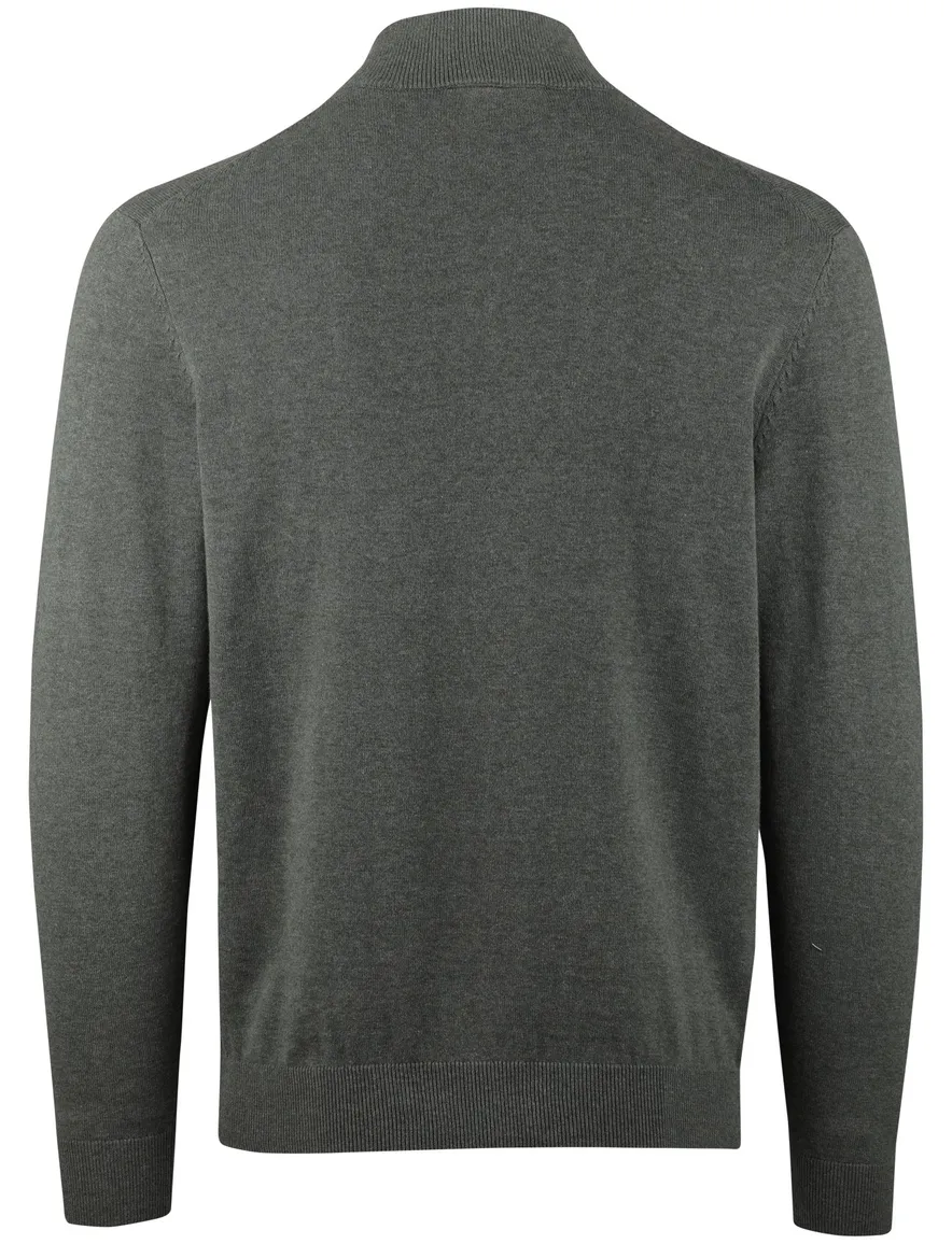 donkergroene trui Scotland Blue normale fit