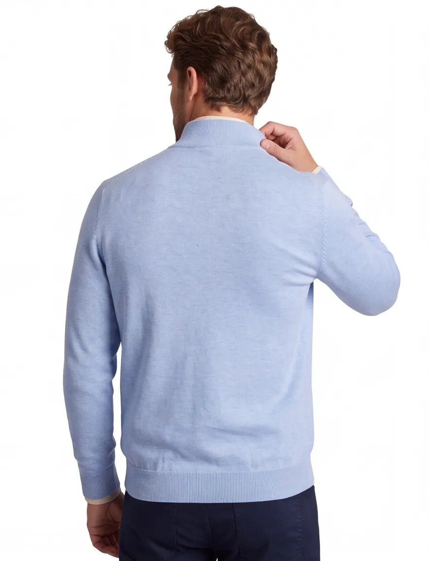 Scotland Blue lichtblauw halfzip