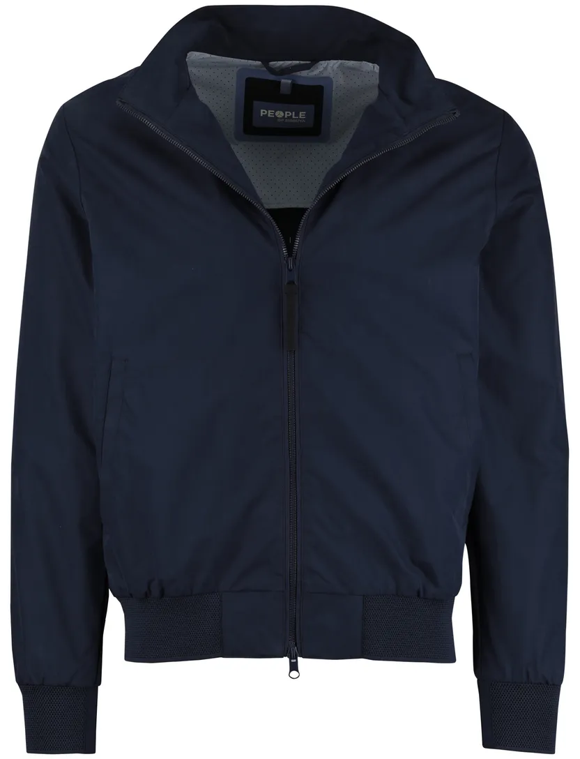 bomberjack People of Shibuya met rits donkerblauw