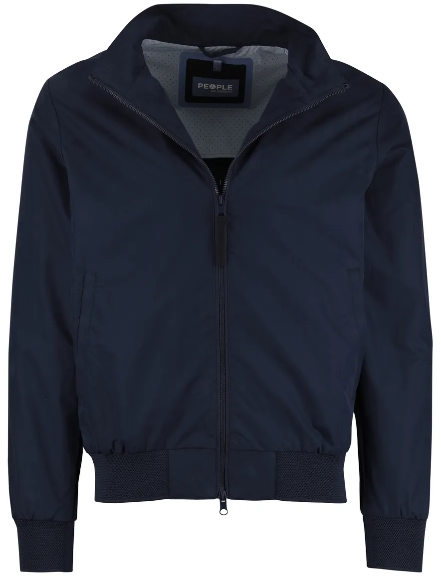 donkerblauw tussenjas People of Shibuya met boord