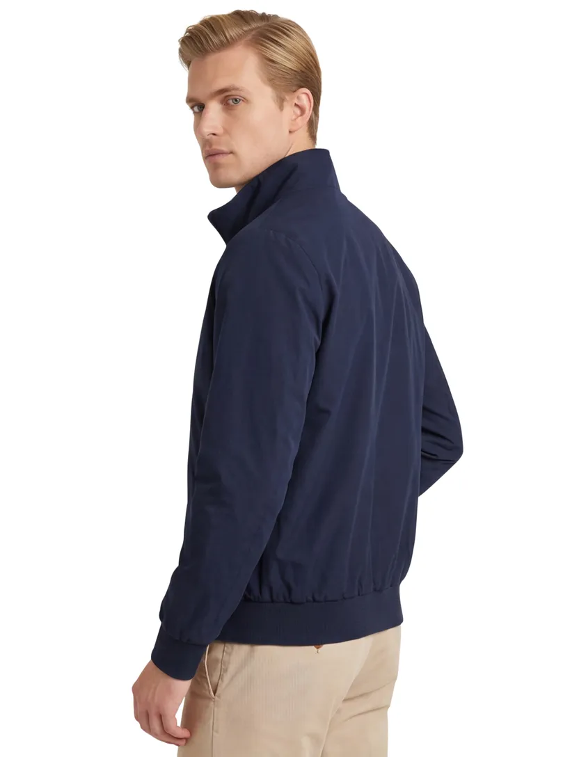 bomberjack People of Shibuya met rits donkerblauw