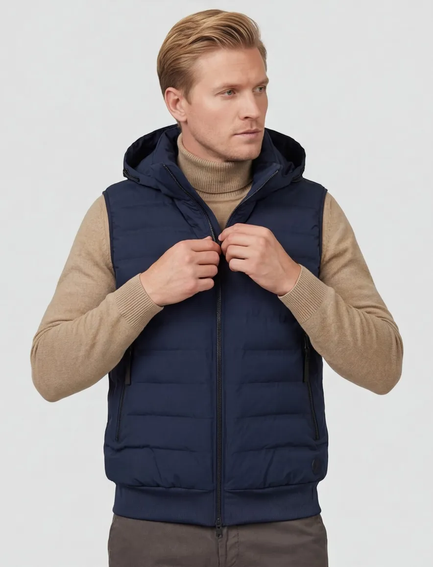 People of Shibuya bodywarmer donkerblauw