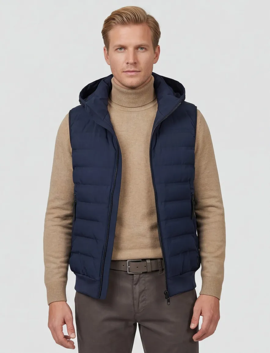 People of Shibuya bodywarmer donkerblauw