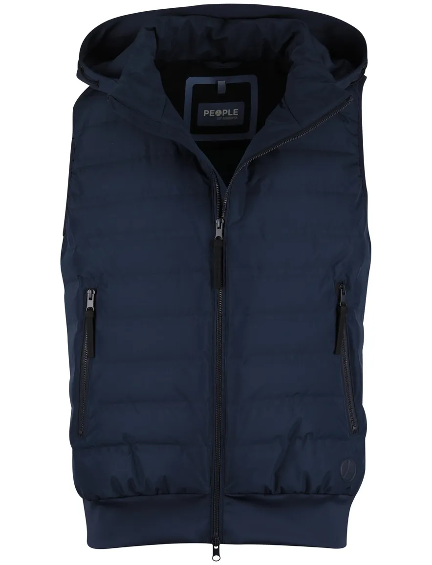 People of Shibuya bodywarmer donkerblauw