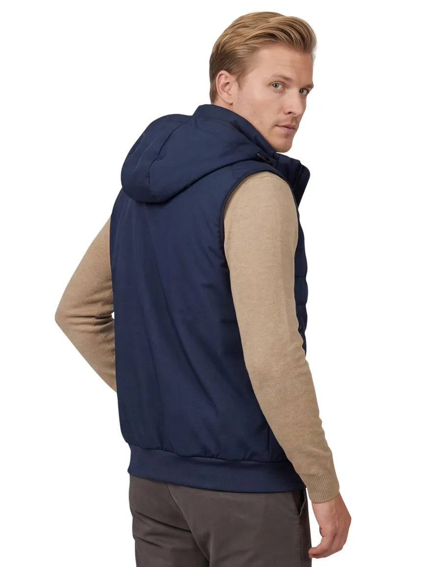 People of Shibuya bodywarmer donkerblauw