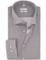 Seidensticker Slim fit overhemd bruin geprint