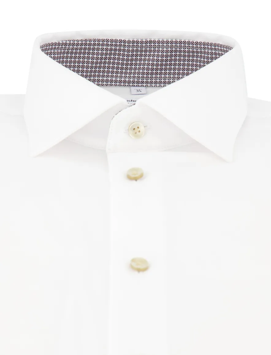 Seidensticker Slim fit overhemd wit strijkvrij