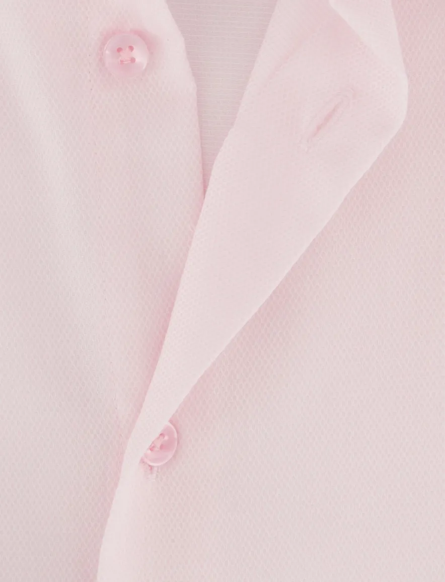 Seidensticker Slim fit overhemd roze strijkvrij