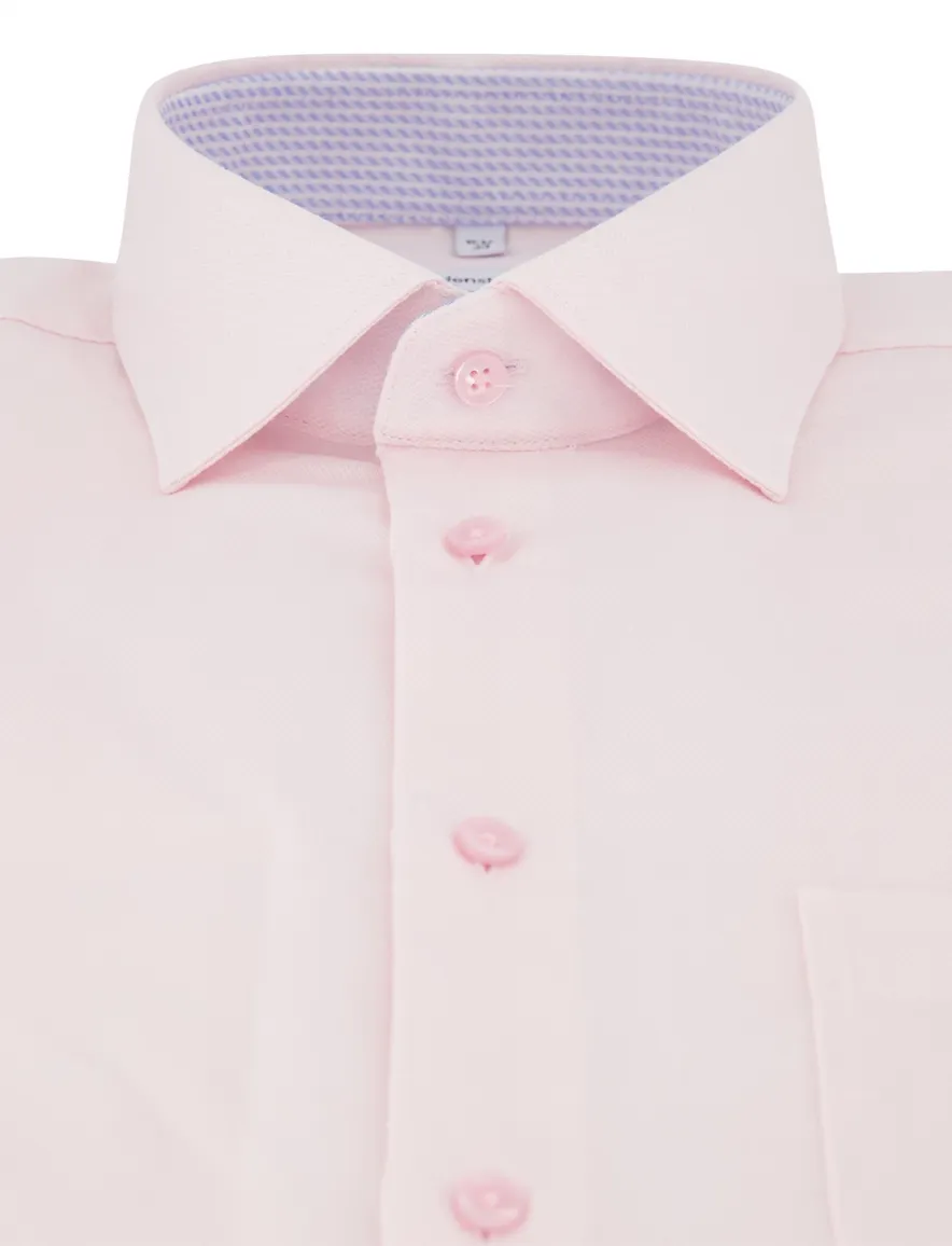 Seidensticker Regular fit overhemd roze strijkvrij