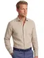 Seidensticker Regular fit overhemd beige linnen