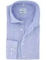 Blauw gemeleerd overhemd Seidensticker regular fit