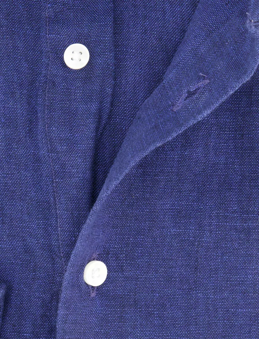 Normale fit overhemd donkerblauw Seidensticker