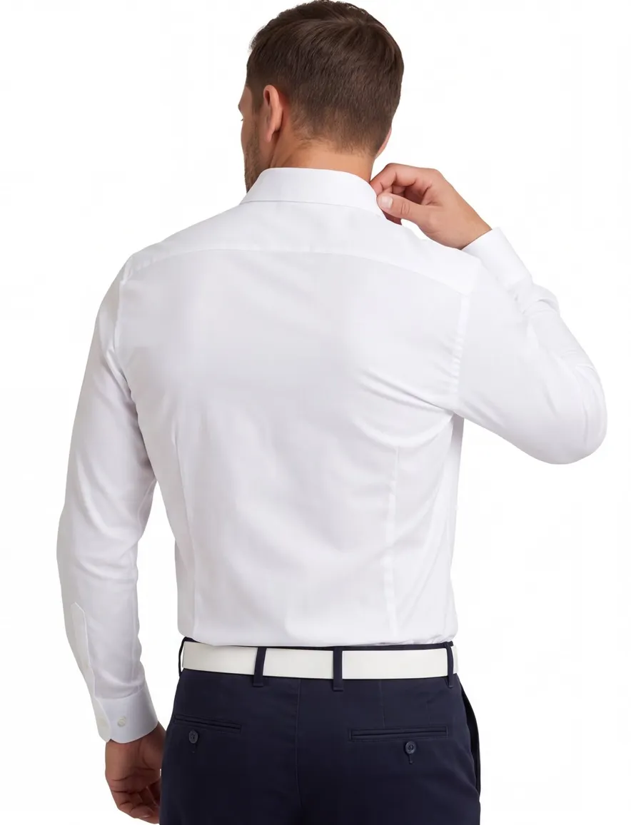 Seidensticker Slim Fit overhemd wit stretch