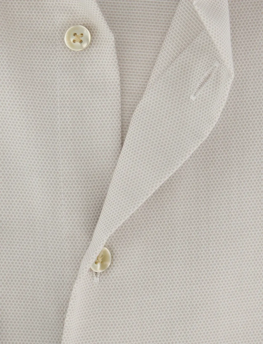 Seidensticker Slim fit overhemd beige strijkvrij