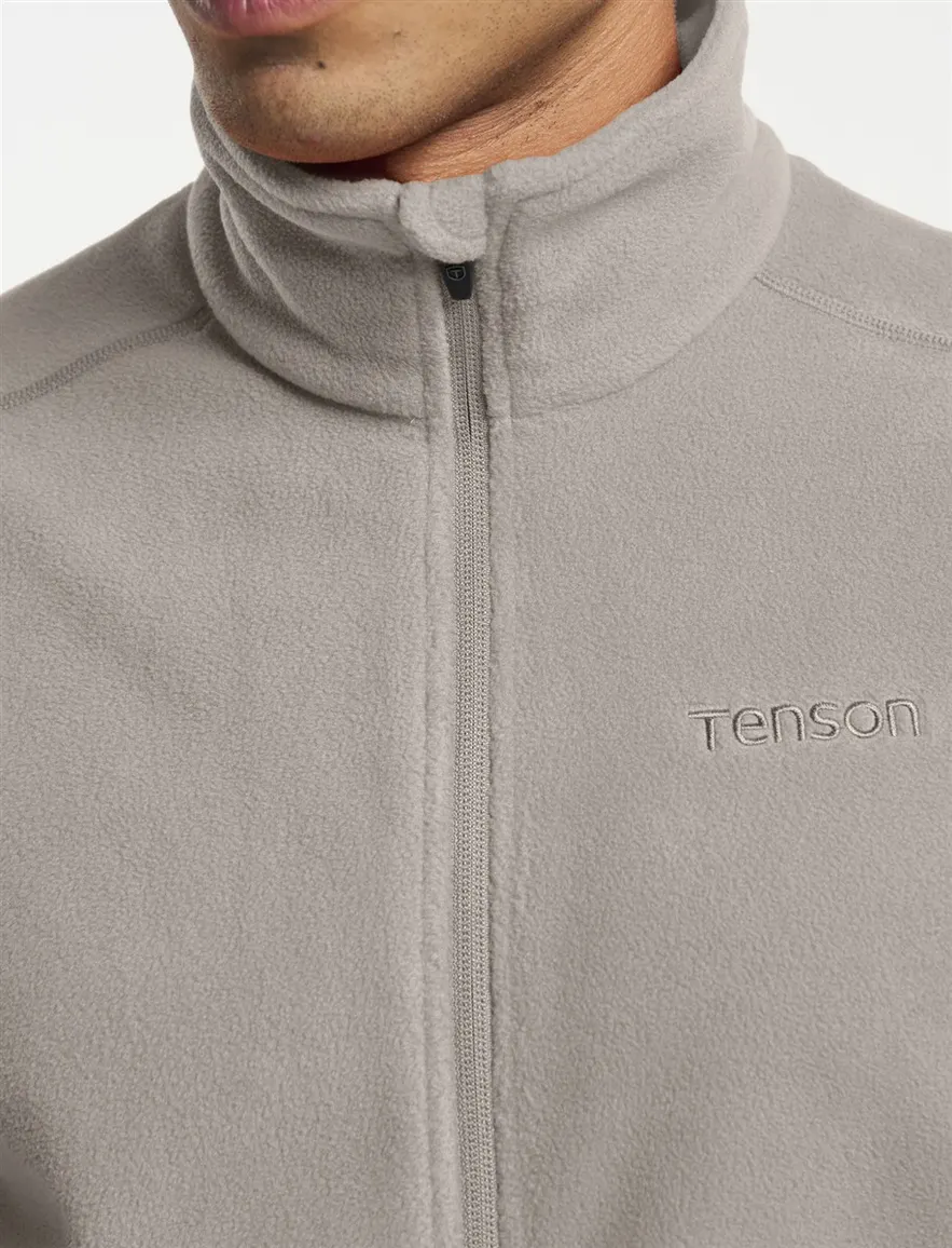 Tenson fleece vest taupe