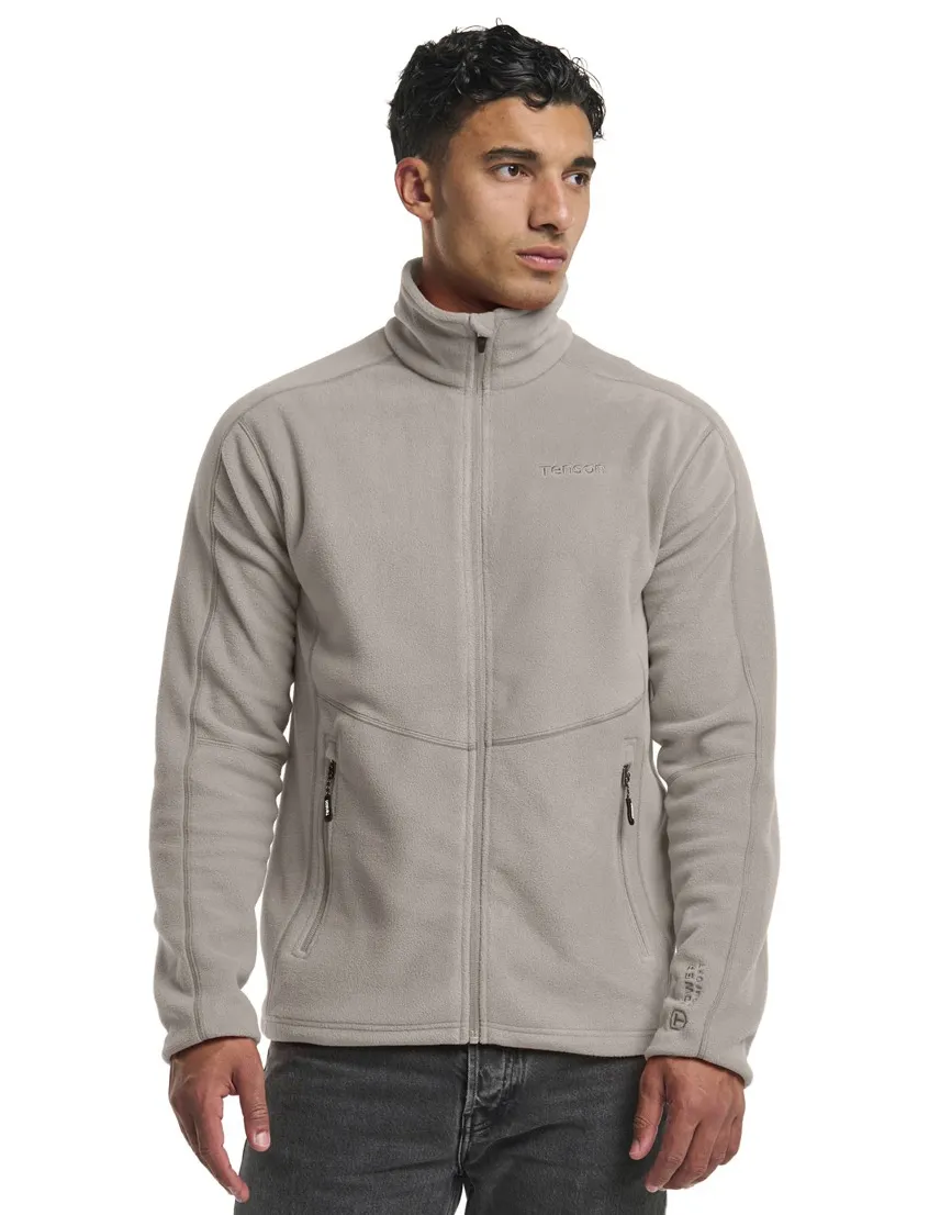 Tenson fleece vest taupe