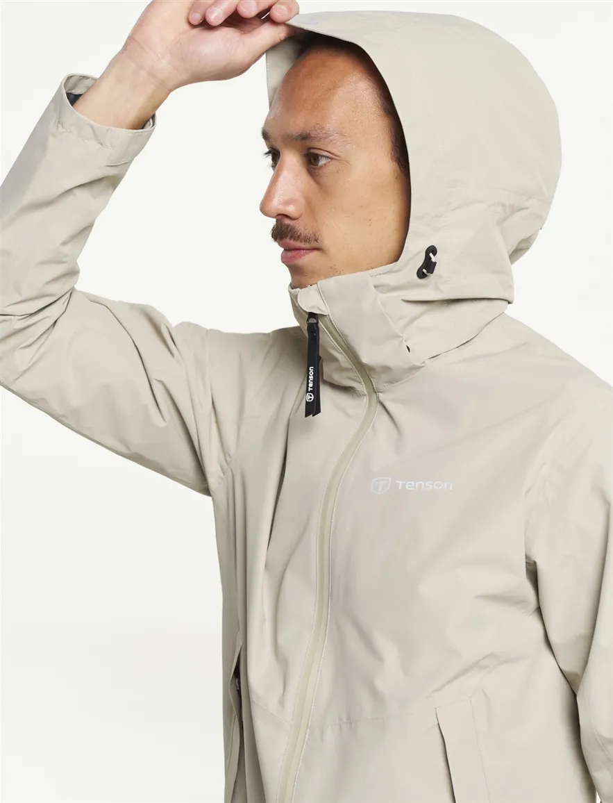 Tenson jas beige waterdicht