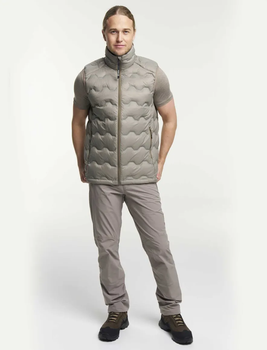 Tenson bodywarmer taupe effen