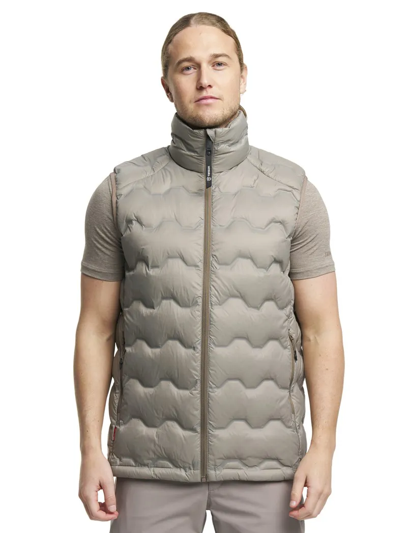 Tenson bodywarmer taupe effen