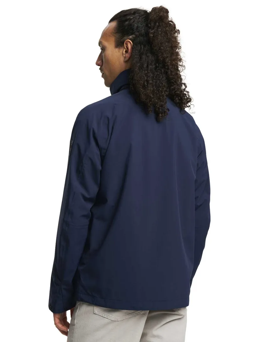 Regenjas Tenson donkerblauw afneembare capuchon