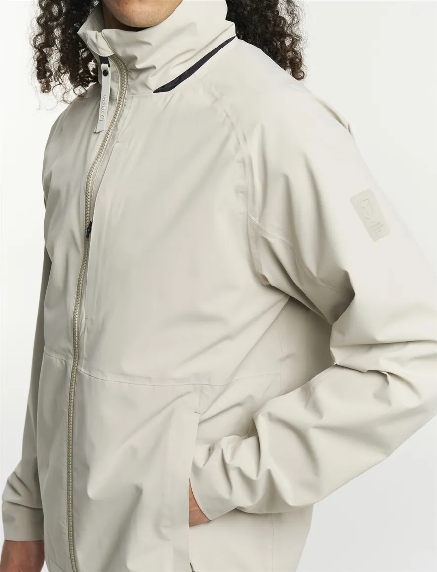 Tenson windjack jas beige borstzak