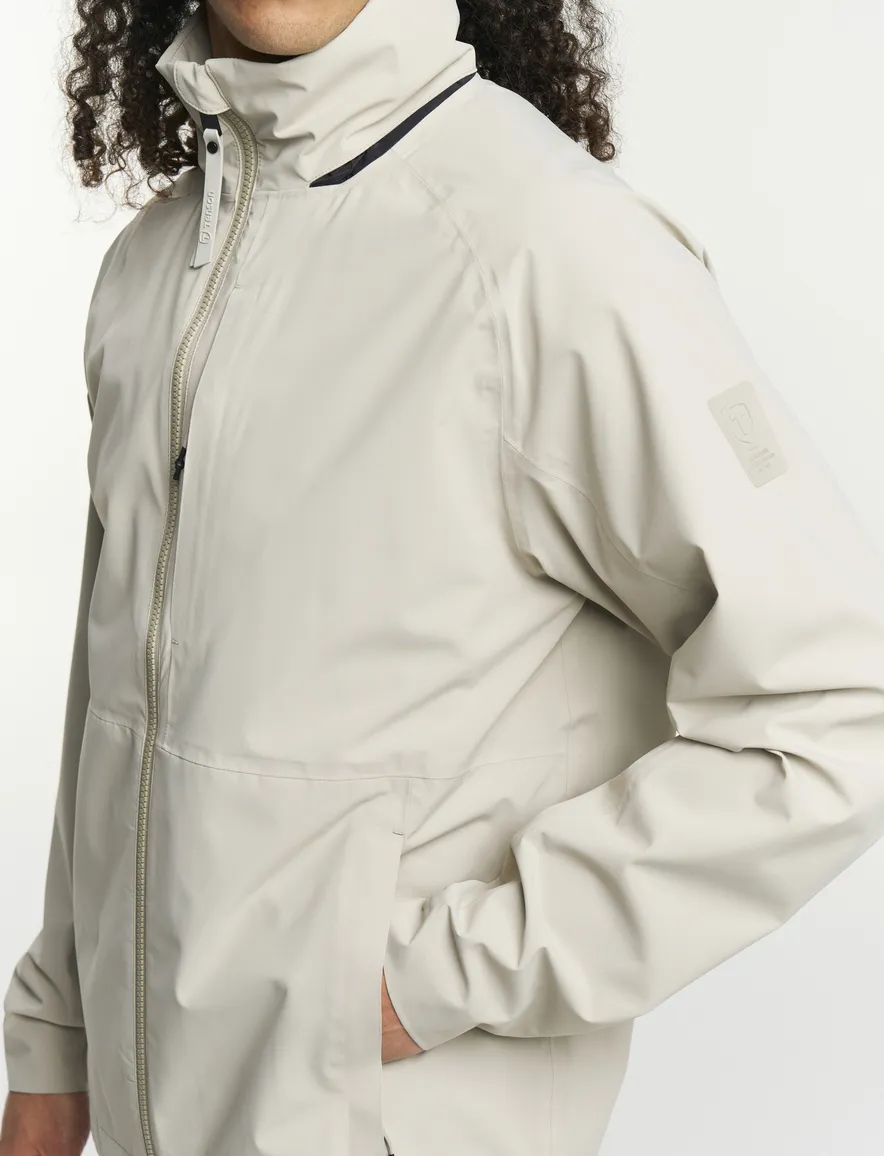 Tenson windjack jas beige borstzak