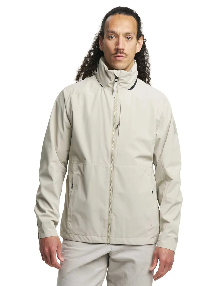 Tenson windjack jas beige borstzak