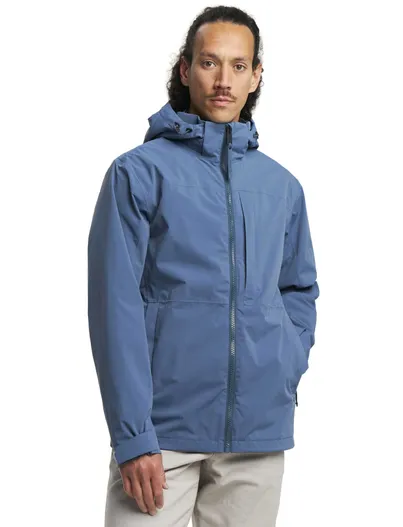 Tenson Tenson regenjas blauw normale fit
