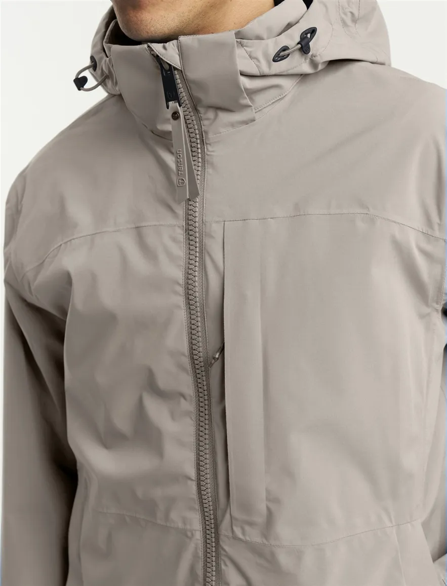 Tenson jas beige waterdicht