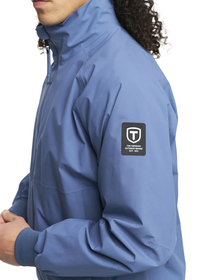 Tenson windjack jas blauw borstzak