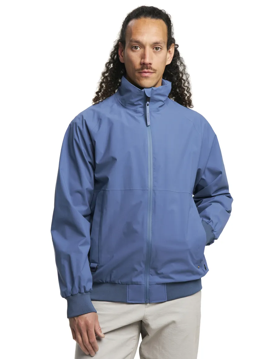 Tenson windjack jas blauw borstzak
