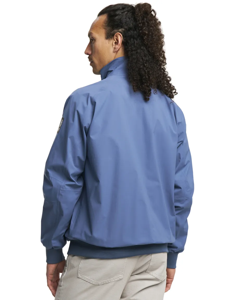 Tenson windjack jas blauw borstzak