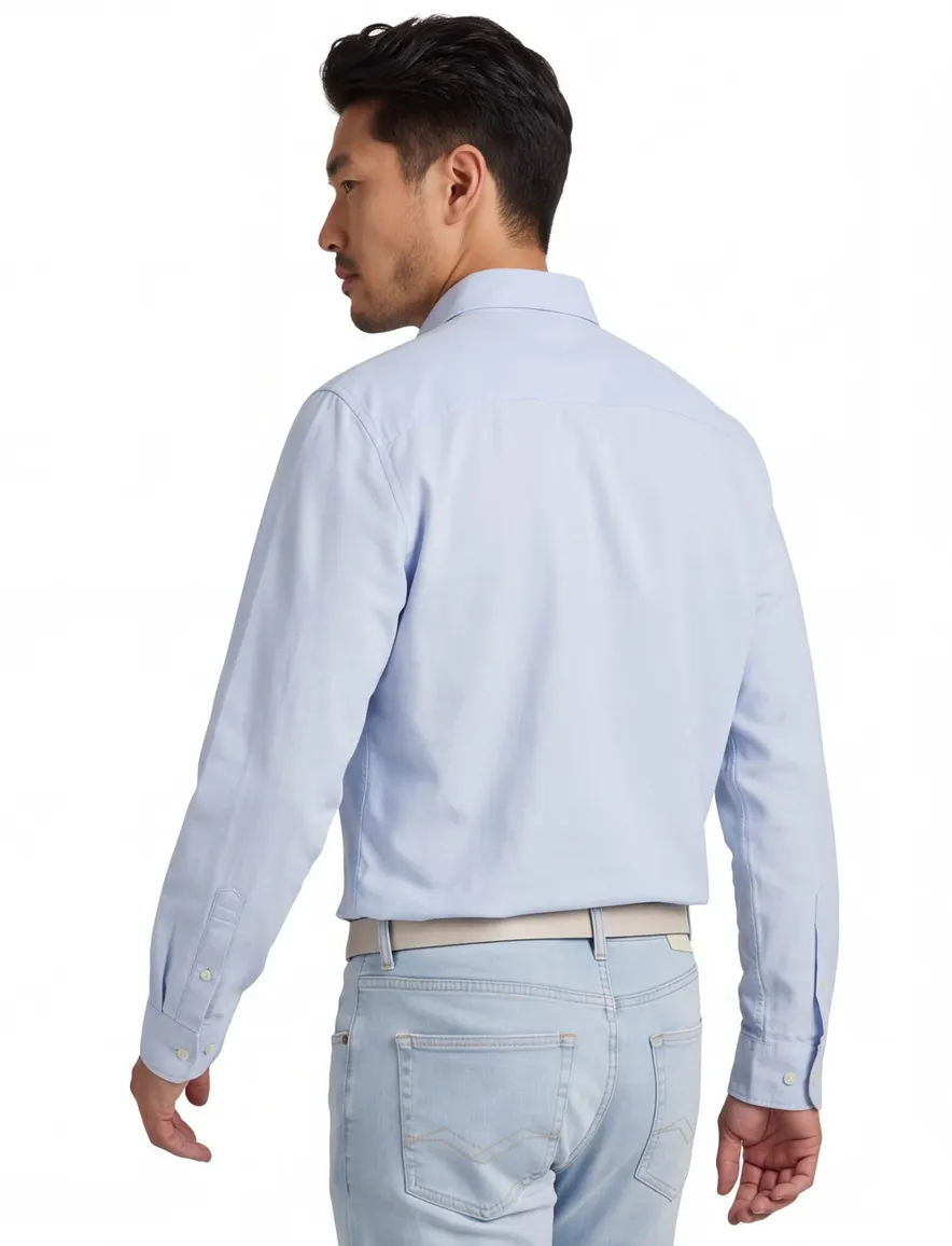 Jack & Jones Plus Size overhemd lichtblauw