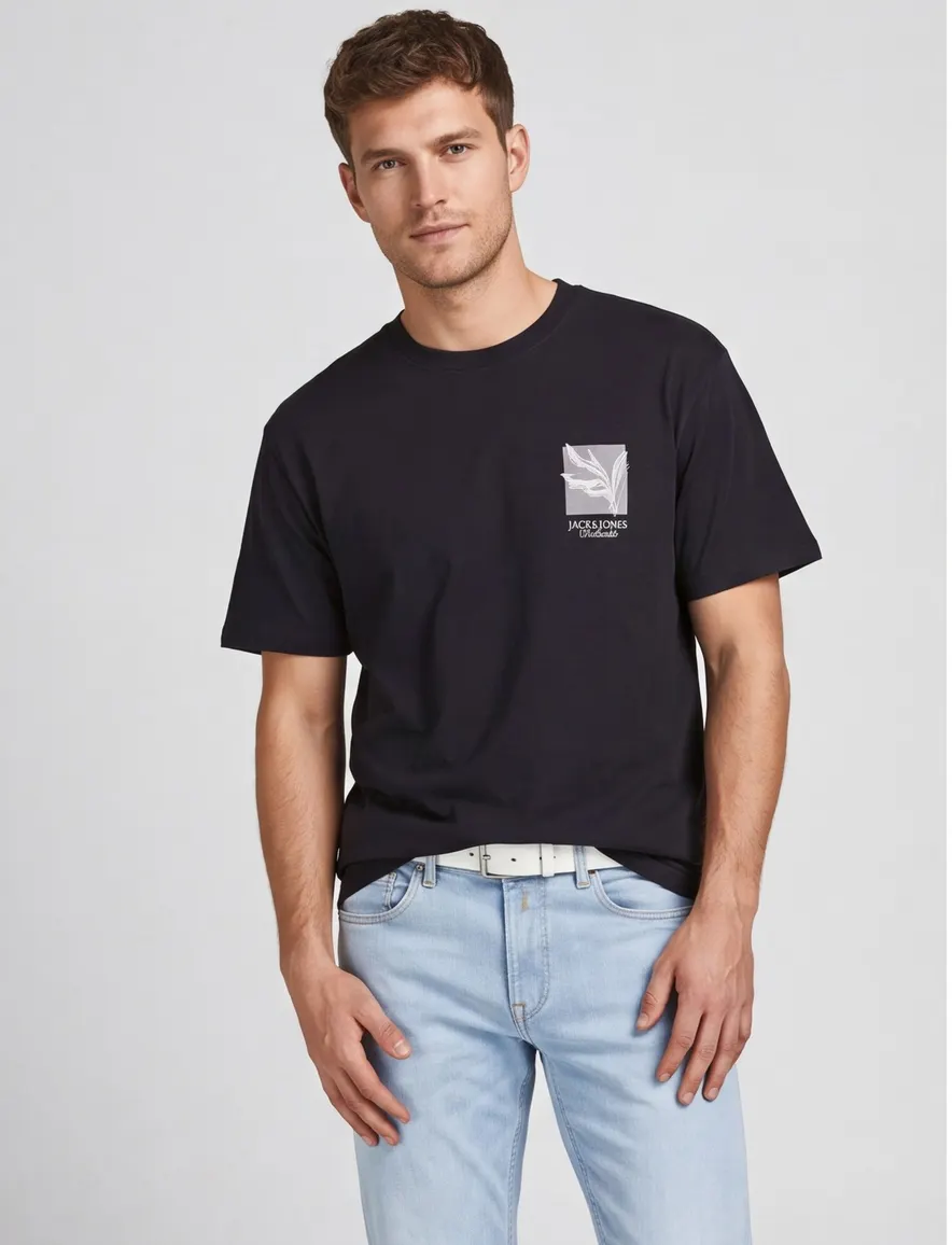 Jack & Jones Plus Size t-shirt zwart