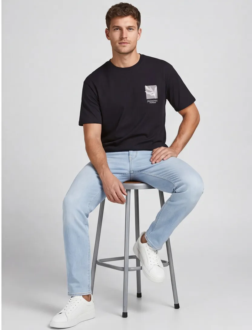 zwart t-shirt Jack & Jones Plus Size