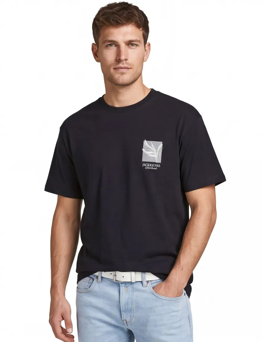 Jack & Jones Plus Size t-shirt zwart