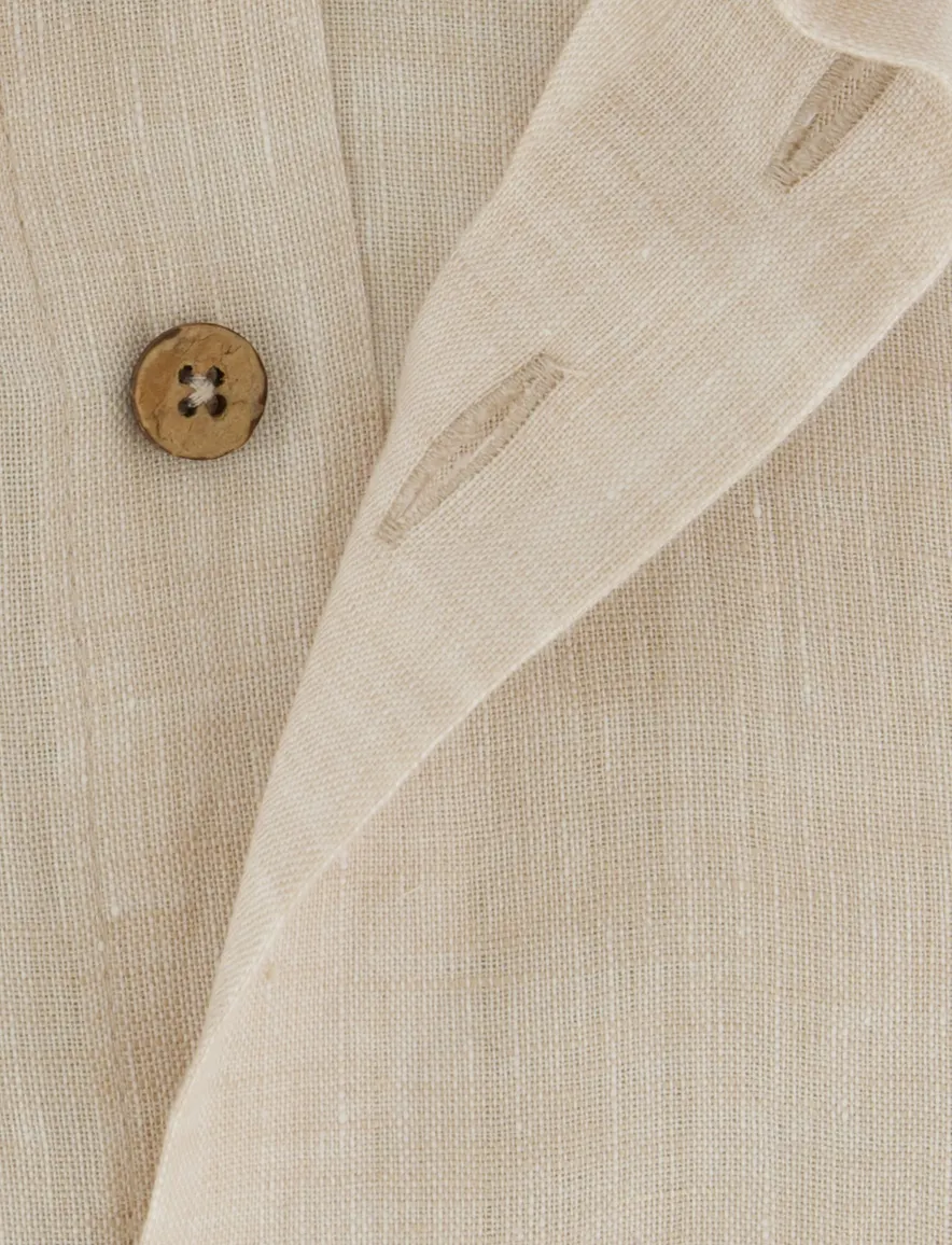 Eden Valley modern fit overhemd beige mouwlengte 7