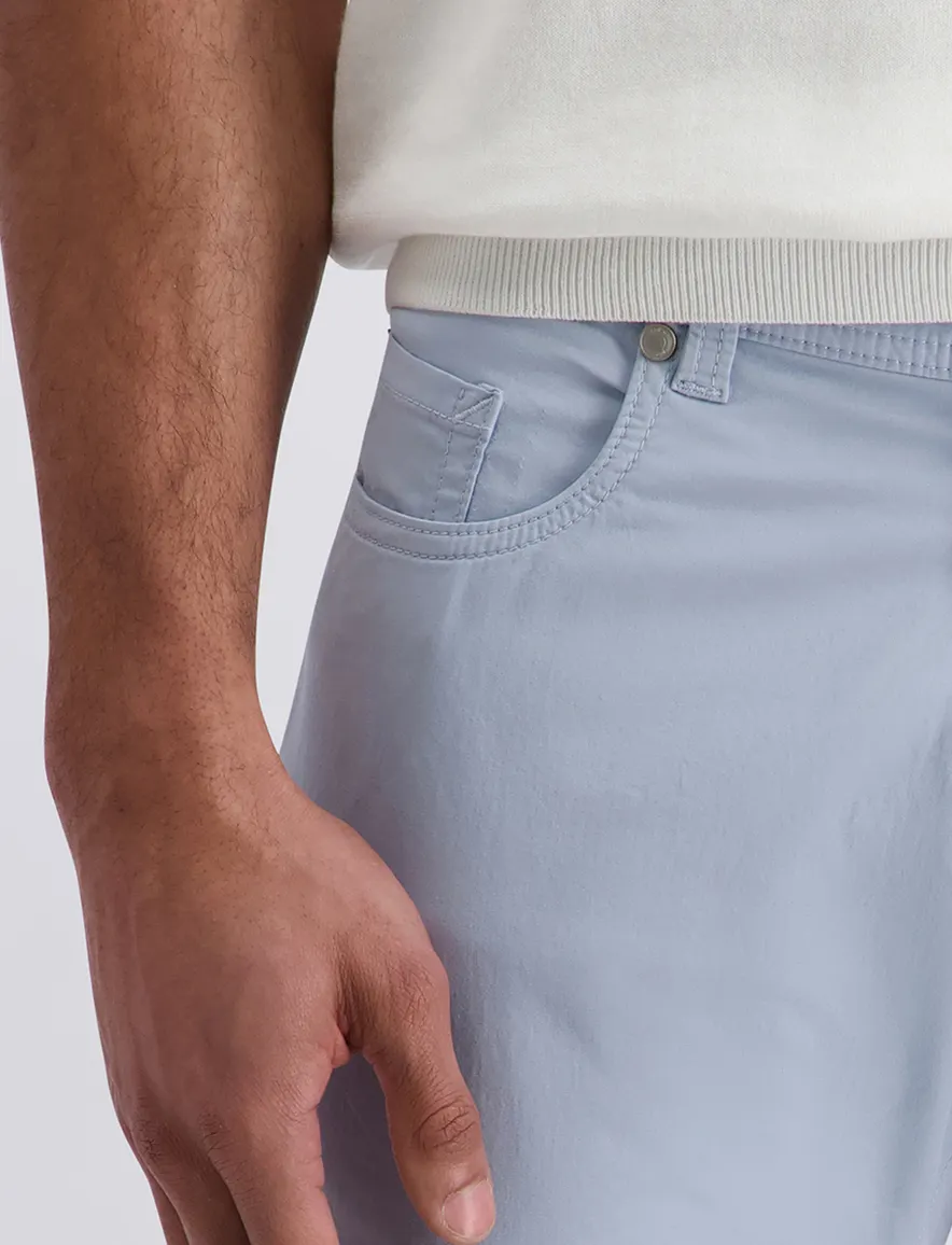 Pierre Cardin 5-pocket broek lichtblauw