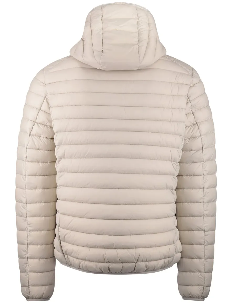 Save the Duck zomerjas creme gewatteerd capuchon