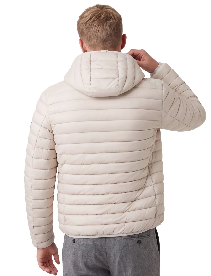 Save the Duck zomerjas creme gewatteerd capuchon