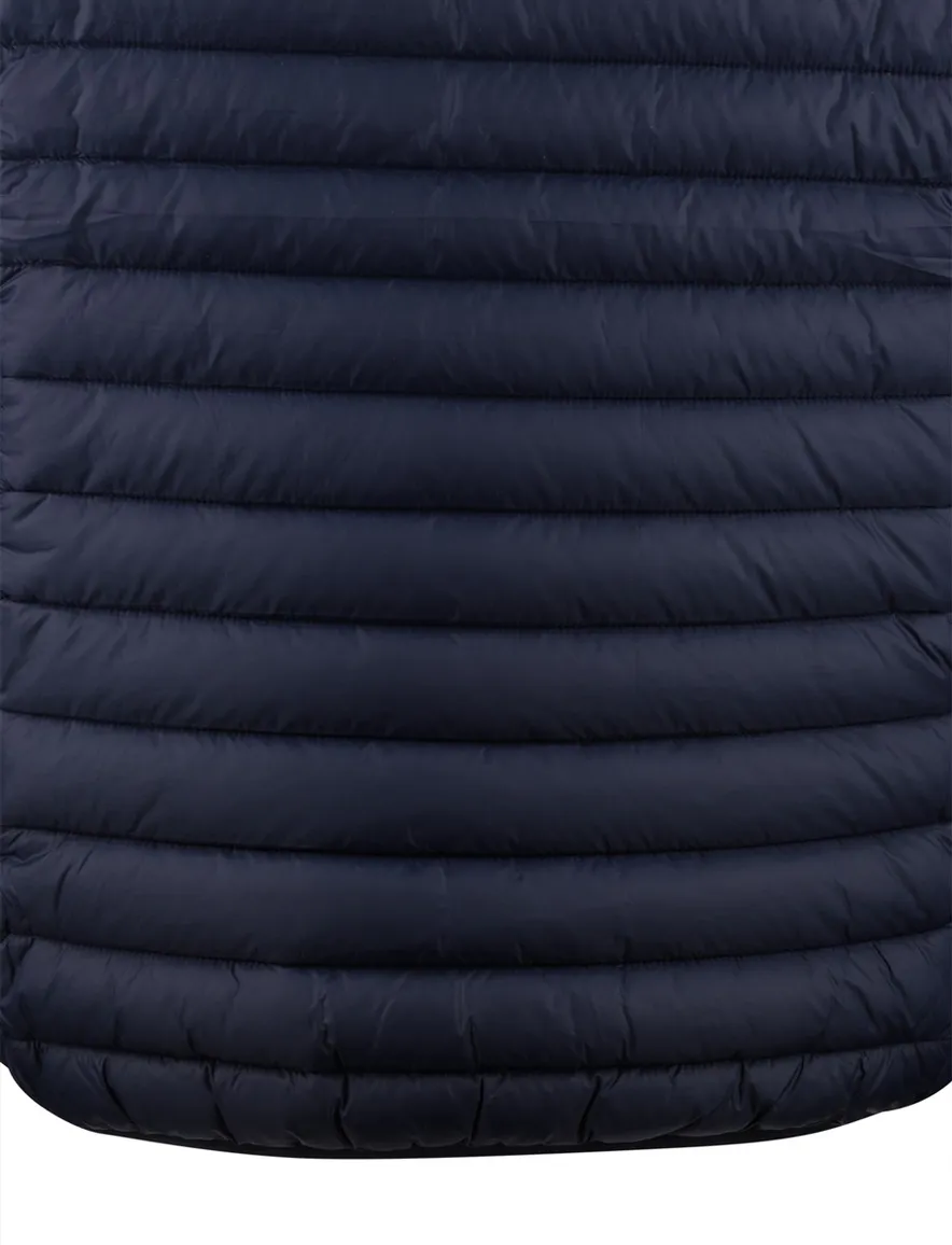 Save the Duck zomerjas donkerblauw gewatteerd capuchon