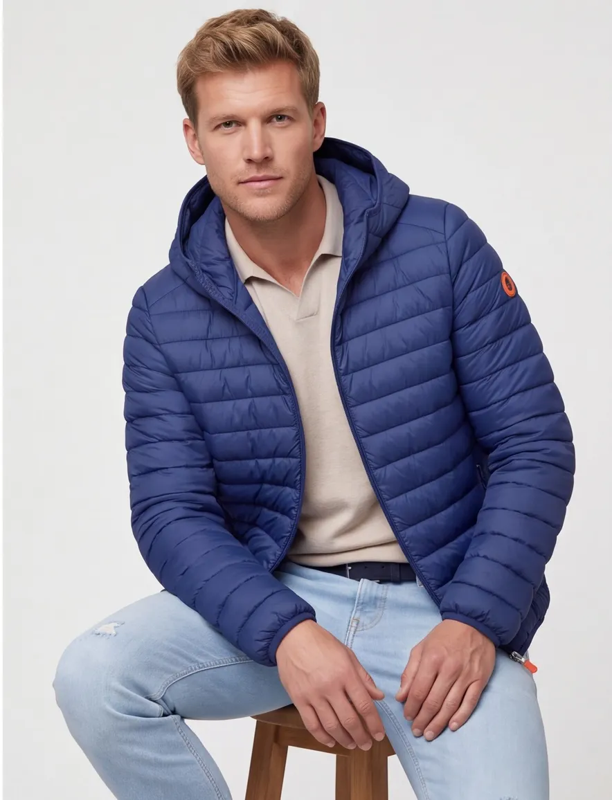 Save the Duck jas blauw