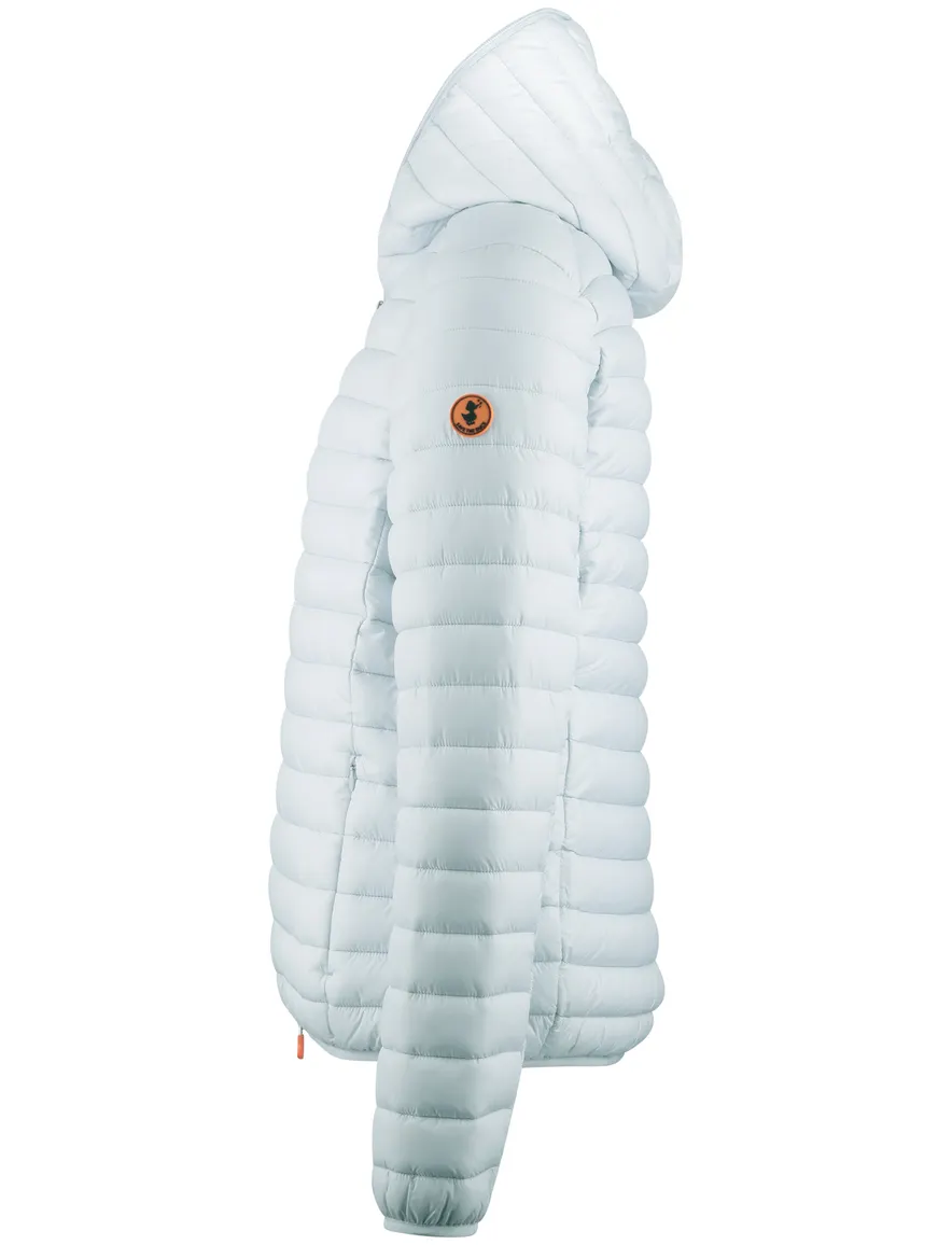 Save the Duck jas grijs met capuchon
