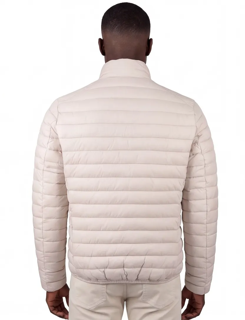 Creme zomerjas Save the Duck gewatteerd nylon