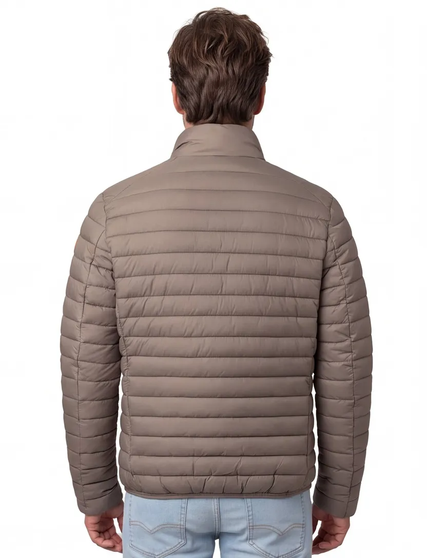 Bruin zomerjas Save the Duck gewatteerd nylon